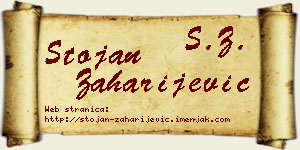 Stojan Zaharijević vizit kartica